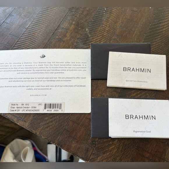 Brahmin Elisa Apricot Crandon - Picture 11 of 11